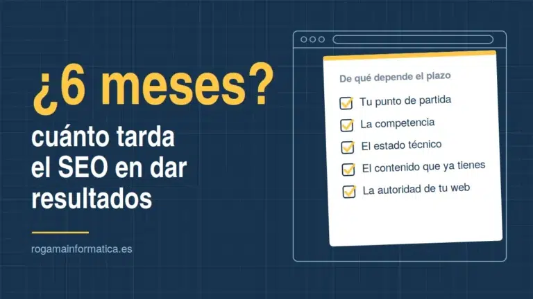 Factores de los que depende el tiempo que tarda el SEO en dar resultados