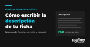Cómo escribir la descripción del Perfil de Empresa en Google