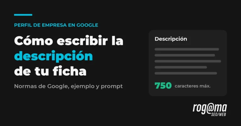 Cómo escribir la descripción del Perfil de Empresa en Google